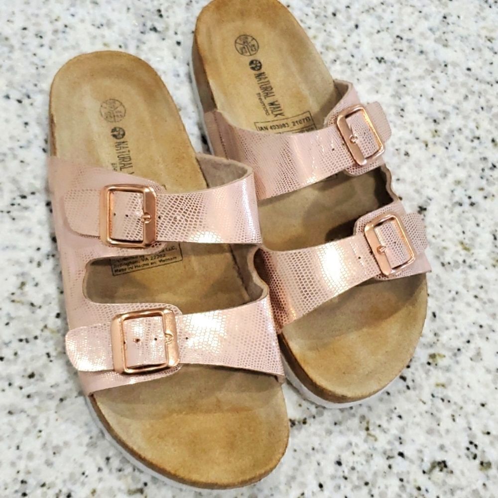 Natural Walk leather sandals by esmara, size 8.5 - Picture 5 of 8